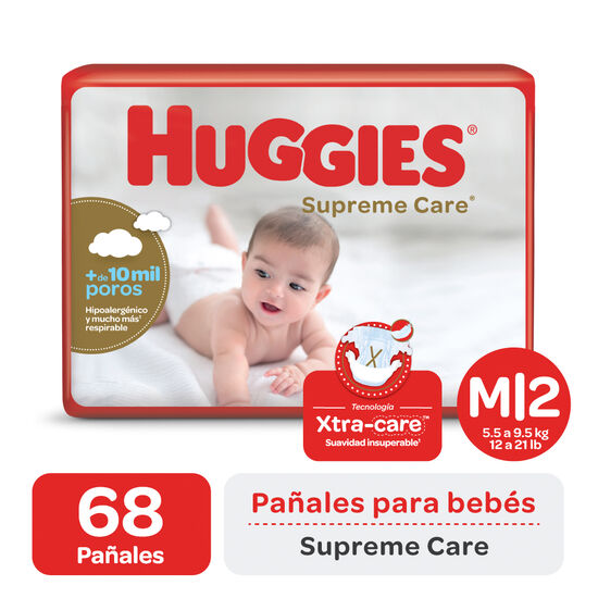 Pañal Huggies Supreme Care Ahorrapack